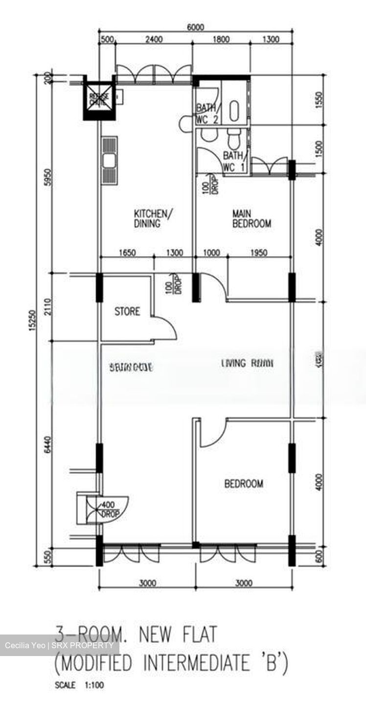 Blk 93 Geylang Bahru (Kallang/Whampoa), HDB 3 Rooms #454029931